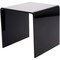 Plymor Black Acrylic Square Display Riser, 6" H x 6" W x 6" D (3/16" thick)